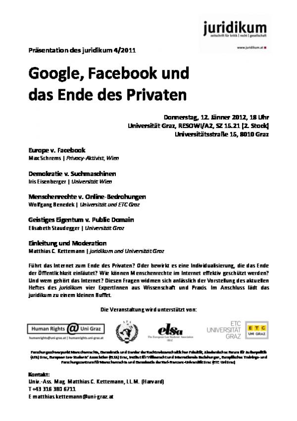 Plakat: Heftpräsentation Recht und Macht im Internet